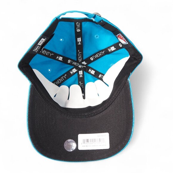 New Era 9TWENTY Charlotte Football Club Soccer 2022 Strapback Hat Blue OS - Picture 5 of 8